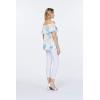 imageMatchable Family Hawaiian Luau Men Women Girl Boy Clothes in Sandy BeachWomen Offshoulder Ruffle Top