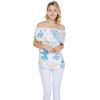 imageMatchable Family Hawaiian Luau Men Women Girl Boy Clothes in Sandy BeachWomen Offshoulder Ruffle Top