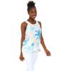 imageMatchable Family Hawaiian Luau Men Women Girl Boy Clothes in Sandy BeachWomen Tank Top