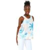 imageMatchable Family Hawaiian Luau Men Women Girl Boy Clothes in Sandy BeachWomen Tank Top