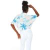 imageMatchable Family Hawaiian Luau Men Women Girl Boy Clothes in Sandy BeachWomen Tie Front Shirt