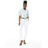 imageMatchable Family Hawaiian Luau Men Women Girl Boy Clothes in Sandy BeachWomen Tie Front Shirt