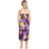 imageMatchable Family Hawaiian Luau Men Women Girl Boy Clothes in Sunset PurpleGirl Halter