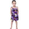 imageMatchable Family Hawaiian Luau Men Women Girl Boy Clothes in Sunset PurpleGirl Romper