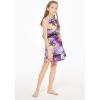 imageMatchable Family Hawaiian Luau Men Women Girl Boy Clothes in Sunset PurpleGirl Ruffle Tank