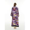 imageMatchable Family Hawaiian Luau Men Women Girl Boy Clothes in Sunset PurpleWomen Maxi Kimono Cardigan