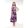 imageMatchable Family Hawaiian Luau Men Women Girl Boy Clothes in Sunset PurpleWomen Maxi Ruffle