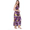 imageMatchable Family Hawaiian Luau Men Women Girl Boy Clothes in Sunset PurpleWomen Maxi Tank