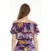 imageMatchable Family Hawaiian Luau Men Women Girl Boy Clothes in Sunset PurpleWomen Smock Top