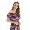 imageMatchable Family Hawaiian Luau Men Women Girl Boy Clothes in Sunset PurpleWomen Smock Top