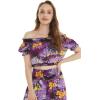 imageMatchable Family Hawaiian Luau Men Women Girl Boy Clothes in Sunset PurpleWomen Smock Top