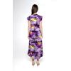 imageMatchable Family Hawaiian Luau Men Women Girl Boy Clothes in Sunset PurpleWomen Wrap Ruffle