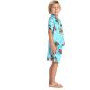 imageMatchable Family Hawaiian Luau Men Women Girl Boy Clothes in Christmas Santa in Hawaii TurquoiseBoy Short Sleeve