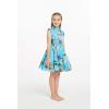imageMatchable Family Hawaiian Luau Men Women Girl Boy Clothes in Christmas Santa in Hawaii TurquoiseGirl Shirt Dress