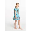 imageMatchable Family Hawaiian Luau Men Women Girl Boy Clothes in Christmas Santa in Hawaii TurquoiseGirl Simple Muumuu
