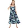 imageMatchable Family Hawaiian Luau Men Women Girl Boy Clothes in Orchid Breeze NavyGirl Maxi Tiered