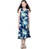 imageMatchable Family Hawaiian Luau Men Women Girl Boy Clothes in Orchid Breeze NavyGirl Wrap