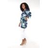 imageMatchable Family Hawaiian Luau Men Women Girl Boy Clothes in Orchid Breeze NavyWomen Kimono Cardigan