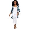imageMatchable Family Hawaiian Luau Men Women Girl Boy Clothes in Orchid Breeze NavyWomen Kimono Cardigan