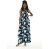 imageMatchable Family Hawaiian Luau Men Women Girl Boy Clothes in Orchid Breeze NavyWomen Maxi Elastic Tank