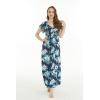 imageMatchable Family Hawaiian Luau Men Women Girl Boy Clothes in Orchid Breeze NavyWomen Maxi Rahee