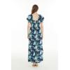 imageMatchable Family Hawaiian Luau Men Women Girl Boy Clothes in Orchid Breeze NavyWomen Maxi Rahee