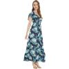 imageMatchable Family Hawaiian Luau Men Women Girl Boy Clothes in Orchid Breeze NavyWomen Maxi Rahee