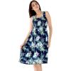 imageMatchable Family Hawaiian Luau Men Women Girl Boy Clothes in Orchid Breeze NavyWomen Short Tank