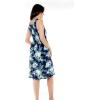imageMatchable Family Hawaiian Luau Men Women Girl Boy Clothes in Orchid Breeze NavyWomen Short Tank
