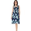 imageMatchable Family Hawaiian Luau Men Women Girl Boy Clothes in Orchid Breeze NavyWomen Short Tank