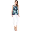 imageMatchable Family Hawaiian Luau Men Women Girl Boy Clothes in Orchid Breeze NavyWomen Tank Top