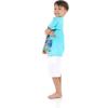 imageMatchable Family Hawaiian Luau Men Women Girl Boy Clothes in Orchid Paradise TurquoiseBoy Short Sleeve