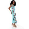 imageMatchable Family Hawaiian Luau Men Women Girl Boy Clothes in Orchid Paradise TurquoiseWomen Maxi
