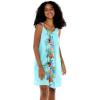 imageMatchable Family Hawaiian Luau Men Women Girl Boy Clothes in Orchid Paradise TurquoiseWomen Shift