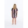 imageMatchable Family Hawaiian Luau Men Women Girl Boy Clothes in Pink Hibiscus Vine BlackBoy Short Sleeve