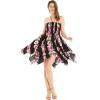 imageMatchable Family Hawaiian Luau Men Women Girl Boy Clothes in Pink Hibiscus Vine BlackWomen Fairy