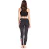 imageMatchable Family Hawaiian Luau Men Women Girl Boy Clothes in Pink Hibiscus Vine BlackWomen Leggings