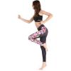 imageMatchable Family Hawaiian Luau Men Women Girl Boy Clothes in Pink Hibiscus Vine BlackWomen Leggings