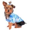imageMatchable Family Hawaiian Luau Men Women Girl Boy Clothes in Simply Blue LeavesDog Shirt