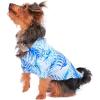 imageMatchable Family Hawaiian Luau Men Women Girl Boy Clothes in Simply Blue LeavesDog Shirt