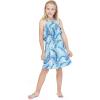 imageMatchable Family Hawaiian Luau Men Women Girl Boy Clothes in Simply Blue LeavesGirl Ruffle Tank