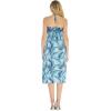 imageMatchable Family Hawaiian Luau Men Women Girl Boy Clothes in Simply Blue LeavesWomen Halter