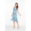 imageMatchable Family Hawaiian Luau Men Women Girl Boy Clothes in Simply Blue LeavesWomen Mermaid