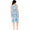 imageMatchable Family Hawaiian Luau Men Women Girl Boy Clothes in Simply Blue LeavesWomen Short Tank