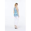 imageMatchable Family Hawaiian Luau Men Women Girl Boy Clothes in Simply Blue LeavesWomen Tank Top