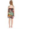 imageMatchable Family Hawaiian Luau Men Women Girl Boy Clothes in Tropical TwilightGirl Romper