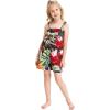 imageMatchable Family Hawaiian Luau Men Women Girl Boy Clothes in Tropical TwilightGirl Romper