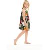 imageMatchable Family Hawaiian Luau Men Women Girl Boy Clothes in Tropical TwilightGirl Round Neck Shift