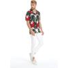 imageMatchable Family Hawaiian Luau Men Women Girl Boy Clothes in Tropical TwilightMen Short Sleeve