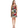 imageMatchable Family Hawaiian Luau Men Women Girl Boy Clothes in Tropical TwilightWomen Round Neck Shift Dress